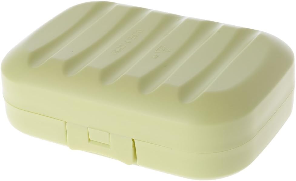 Mini Soap Box Yellow Bathroom Holder Container