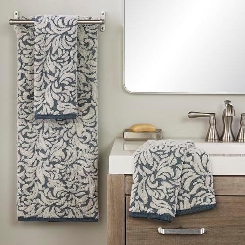 SKL Home Renan Hand Towel 2pc Set Blue Oxford