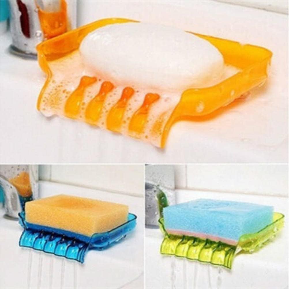 NOBRIM Soap Dish with Wall Mount and Draining Tray