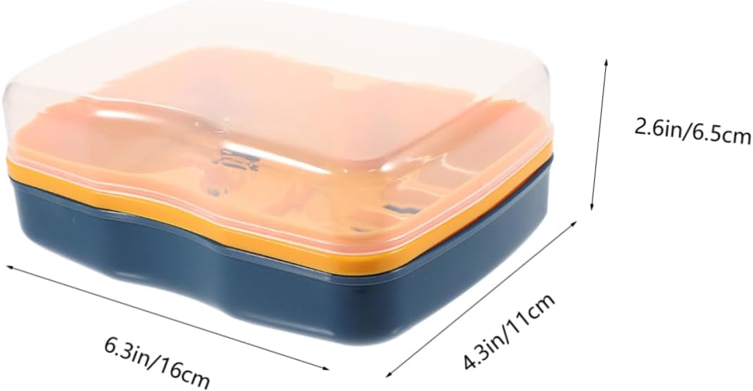 GLEAVI Portable Soap Holder for Travel and Bathroom Use