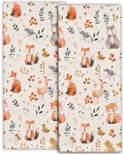 AmePay Woodland Animal Hand Towels 2 Pack