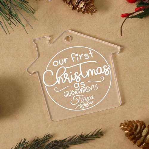 Jasilon Personalized Babys 1st Christmas Ornament