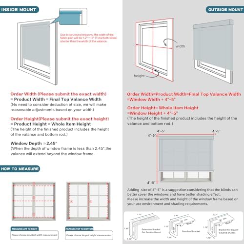 Weffort 5 Openness Smart Blinds with Alexa Compatibility