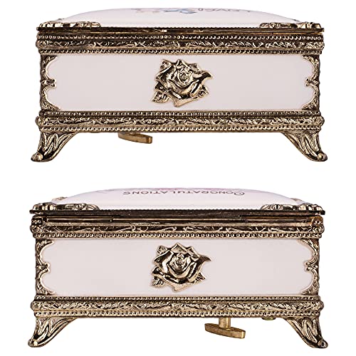 Splendid New Baby Girl Music Box Jewelry Box with Brahms Lullaby
