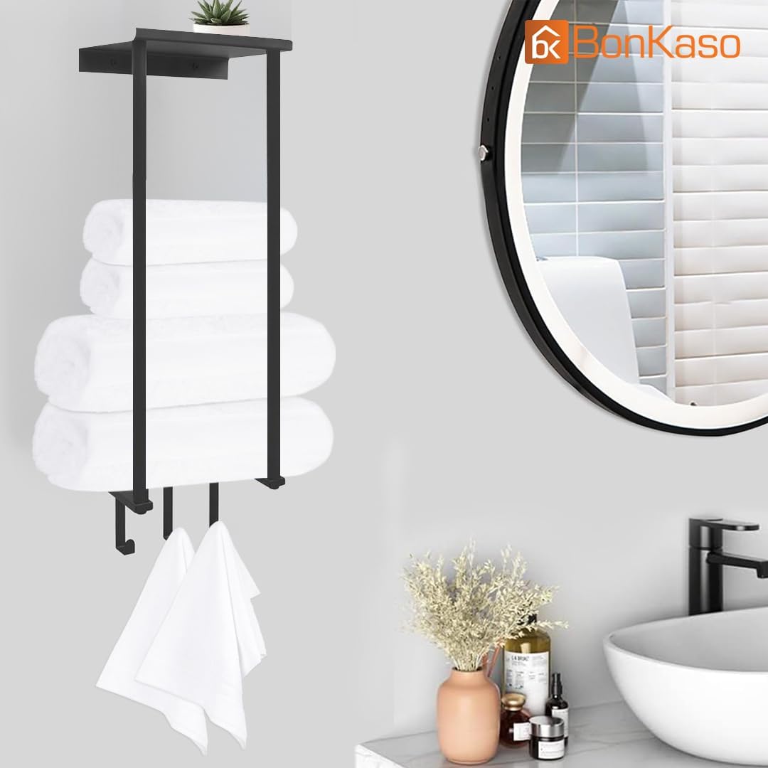 BonKaso 6-Piece 100 Cotton Towel Set