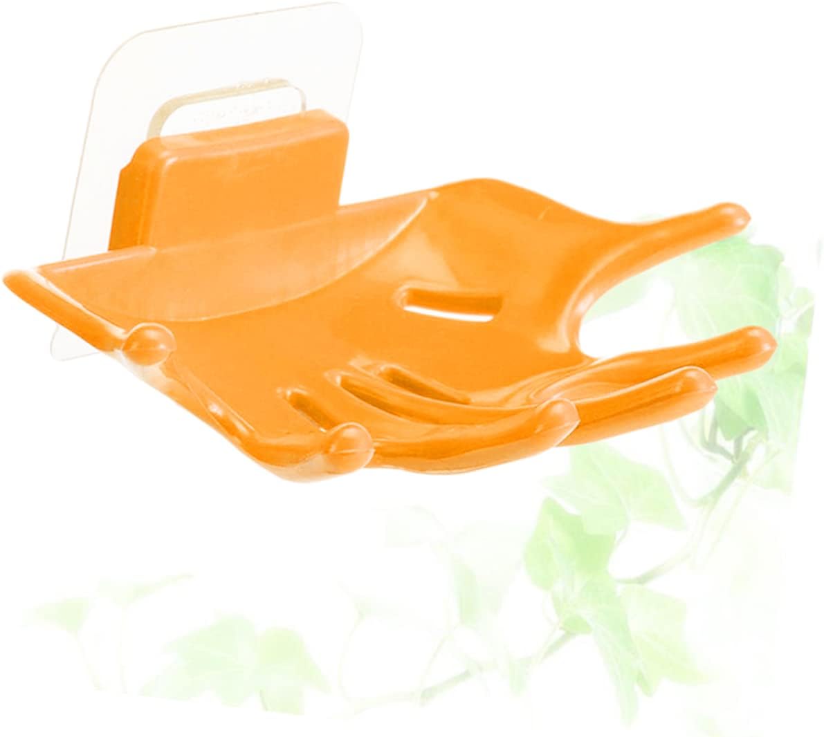 Zerodeko 1pc Soap Container with Lid Holder Case Hanger Nail