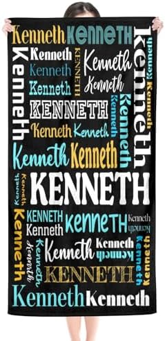 Personalized Beach Towels with Names for Kids and Adults