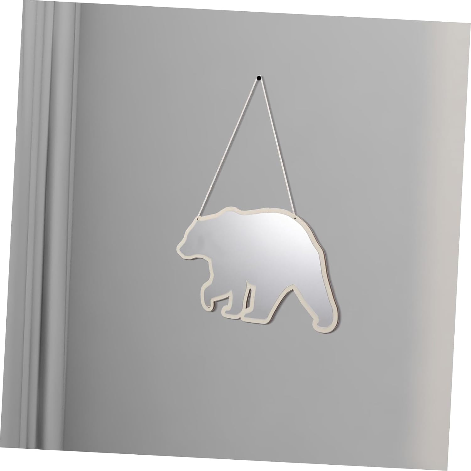 VINTORKY Cute Bear Makeup Mirror for Kids Room