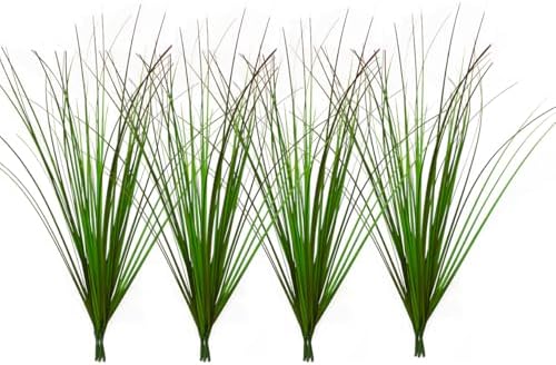 16 PCS Artificial Grass Outdoor Decor Set