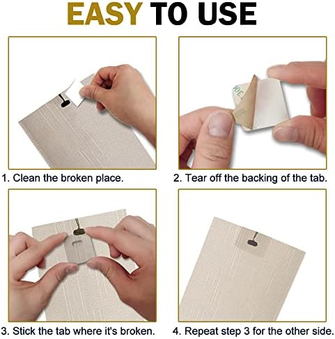 Vertical Blind Repair Tabs 40pcs for Quick Fix