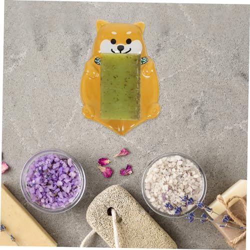 Mobestech Cartoon Dog Ceramic Soap Holder