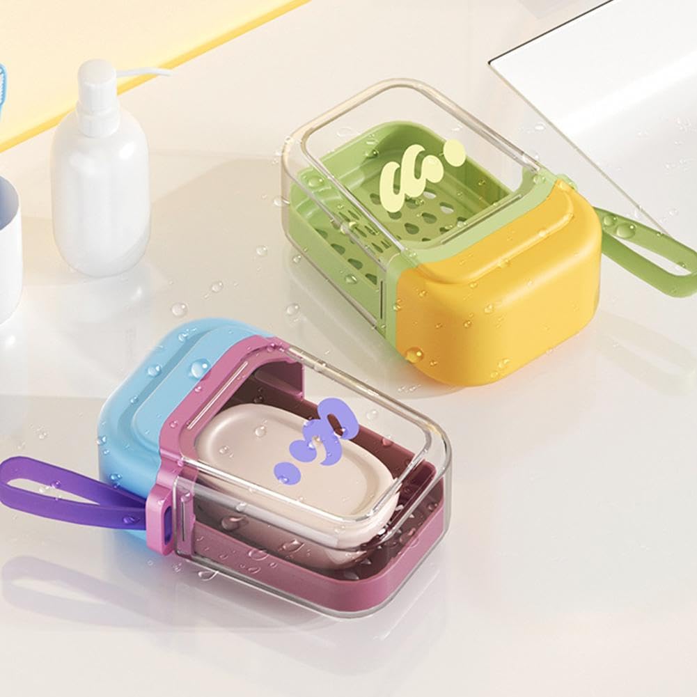 Lightweight Leakproof Travel Soap Case with Lid