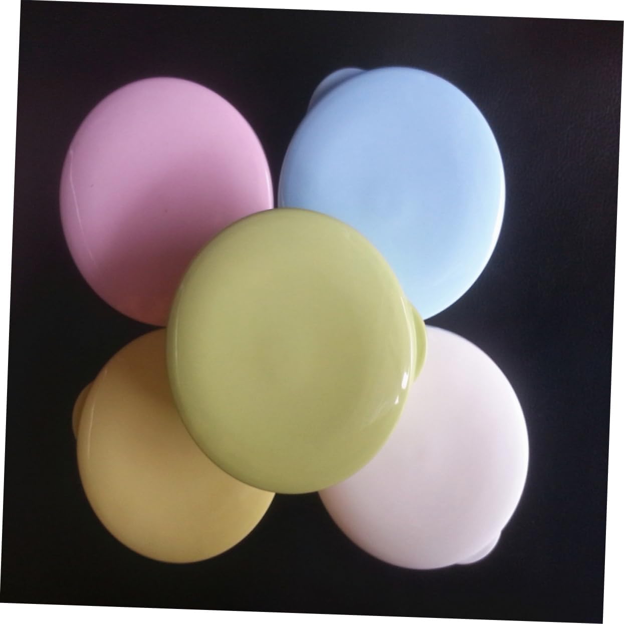Anneome 4Pc Plastic Bath Soap Dish with Lid
