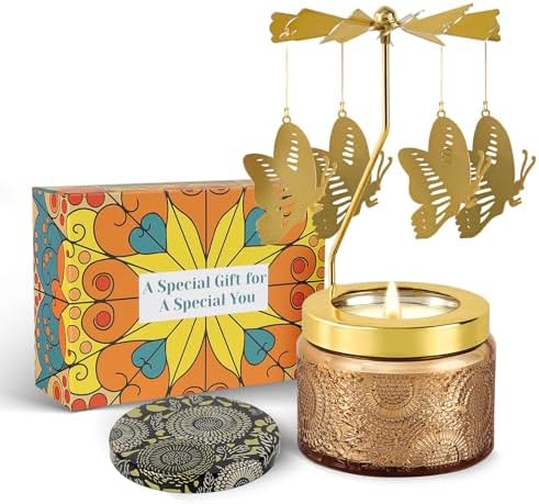 Unique Rotating Candles for Women Birthday Gifts