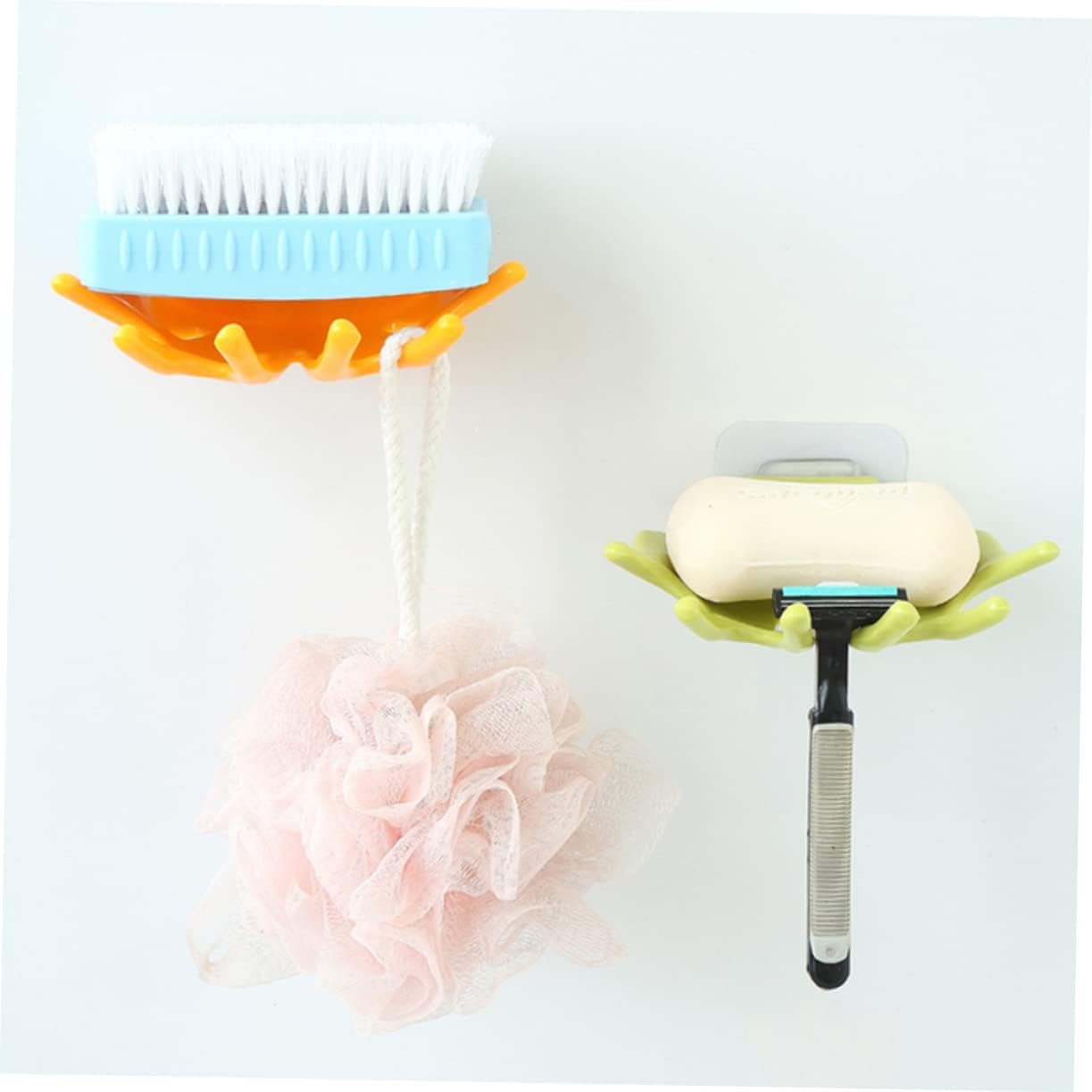 Self Draining Soap Dish Lid with Hand Shaped Design for Kitchen