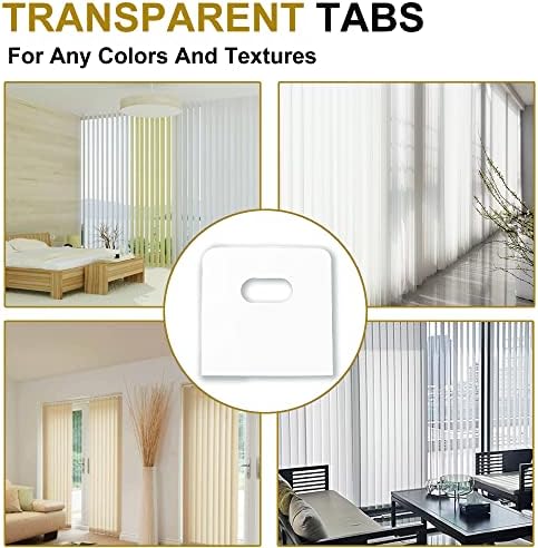 Vertical Blind Repair Tabs 40pcs for Quick Fix