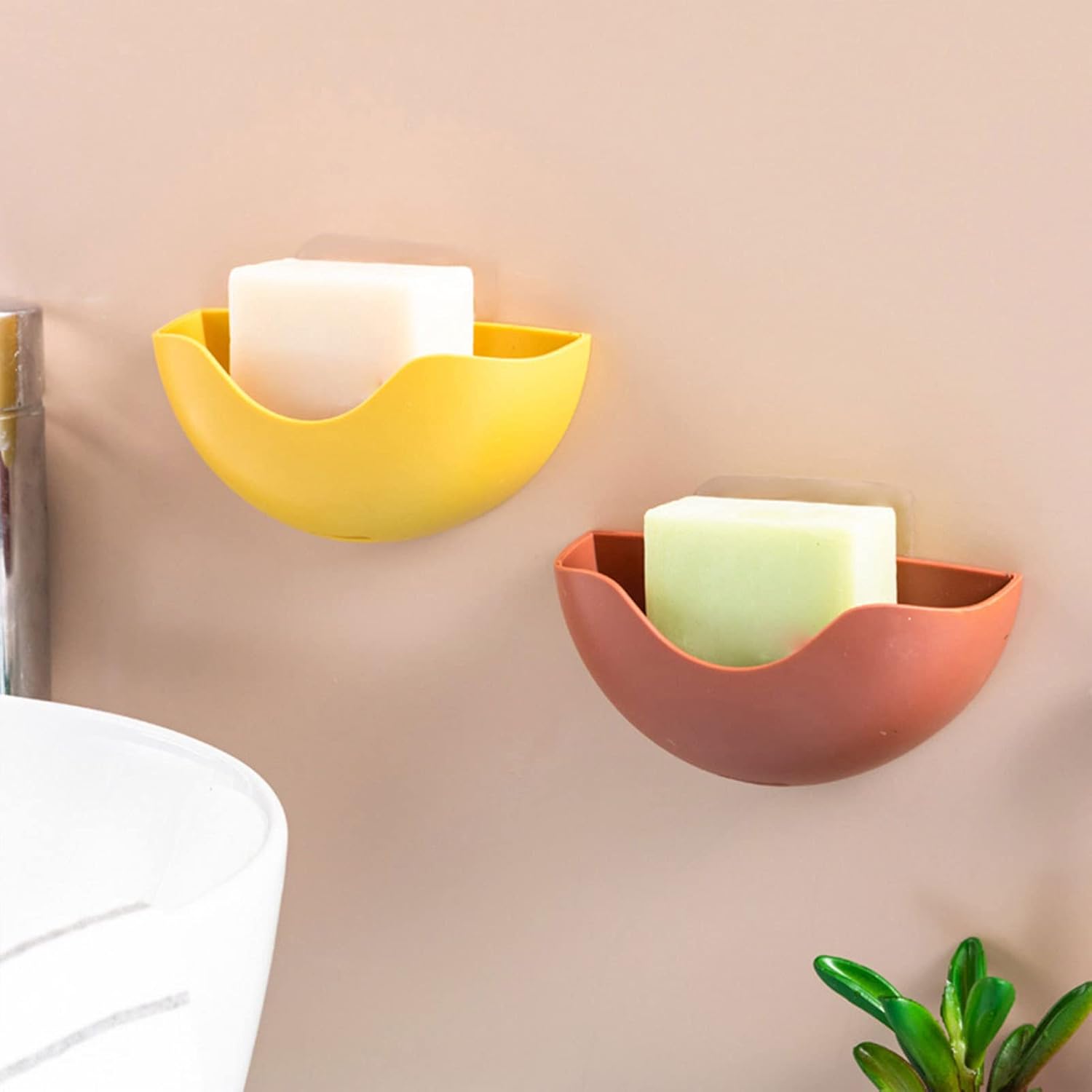 Wanshi Wall Hanging Soap Case for Bathroom Kitchen Laundry Room