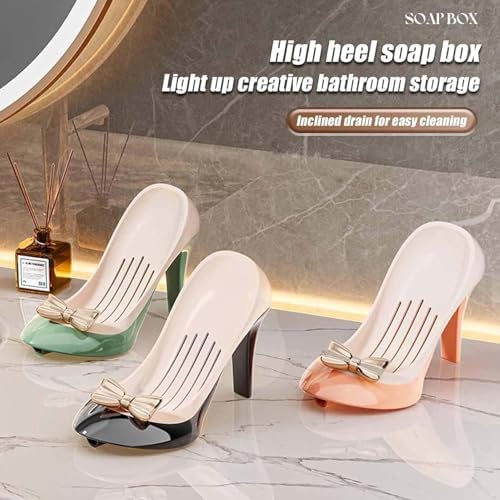 Creative High Heels Soap Box with Suction Cup
