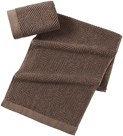 Sense Gnosis Chocolate Hand Towel Set of 2