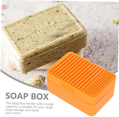 SWOOMEY Portable Silicone Soap Dish Travel Container 1