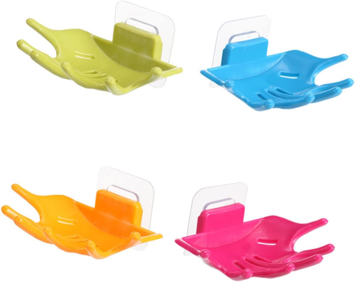 Zerodeko 1pc Soap Container with Lid Holder Case Hanger Nail