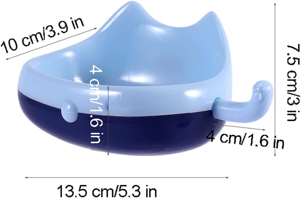 SUREK Simple Drainage Soap Dish Wall-Mounted Double Use