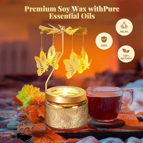 Unique Rotating Candles for Women Birthday Gifts