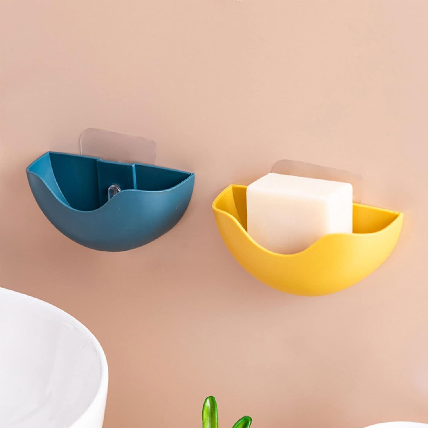 Wanshi Wall Hanging Soap Case for Bathroom Kitchen Laundry Room