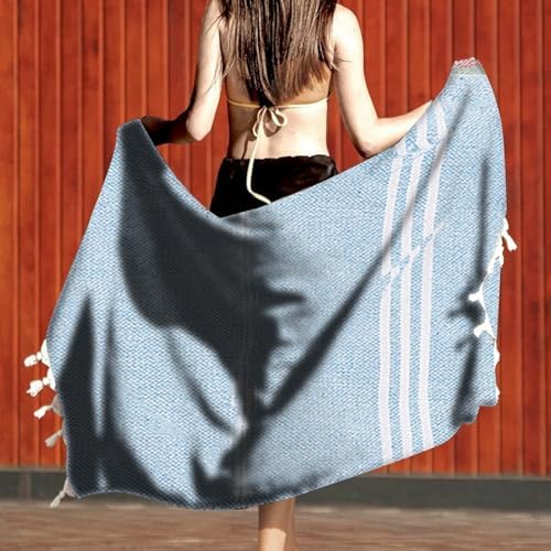 KELINFONG Extra Large 70x40 Inch Beach Towels Sand Free Quick Dry