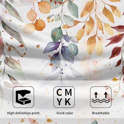 Imiss Colorful Leaf Botanical Towel Set of 2