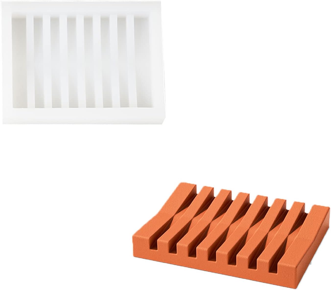 BOOWAN NICOLE Silicone Soap Mold for Bathroom Drains