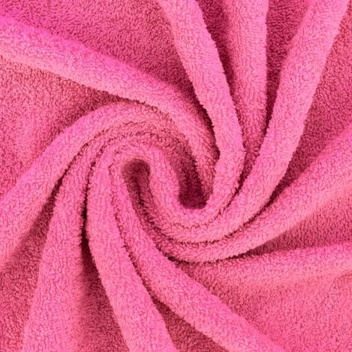 CASA COPENHAGEN He She 6-Piece Towel Set - Dusty Blue Pink 1