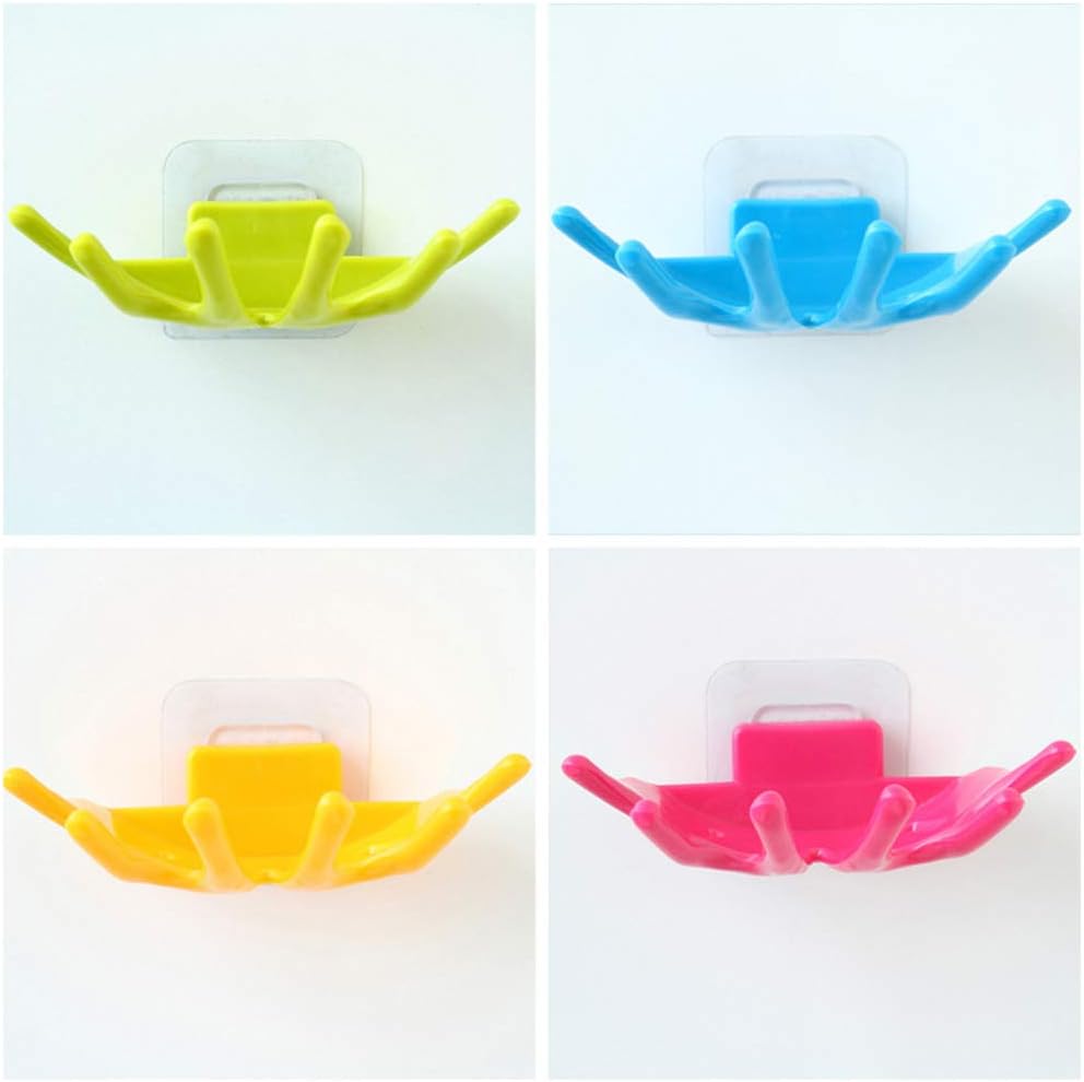 DOITOOL Hand Shaped Soap Case with Drain Punch Design
