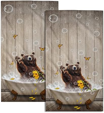 Giwawa Funny Bear Hand Towels Set of 2