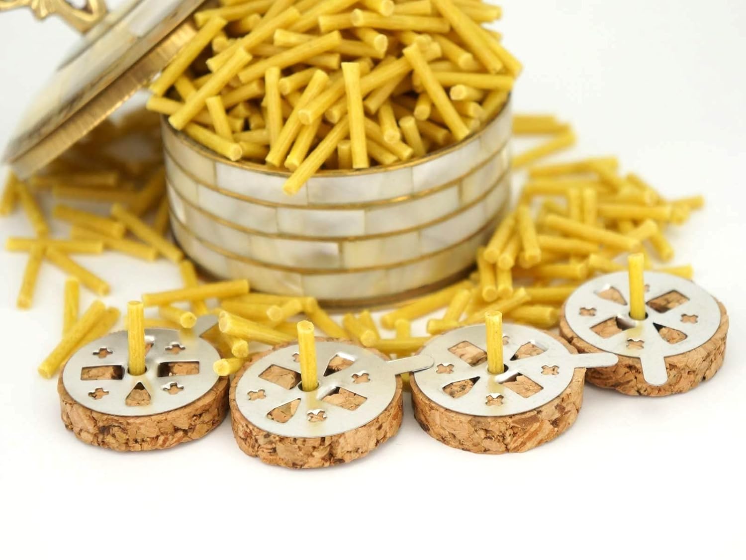 Beeswax Candle Wicks for Vigil Oil Lamps and Home Altar 1
