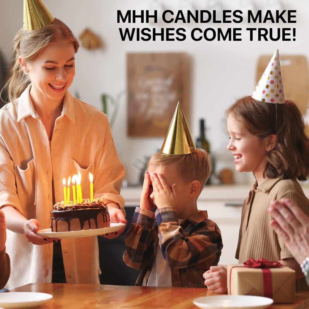 45 Pack Pure Beeswax Taper Candles 7 Inch Honey Scented