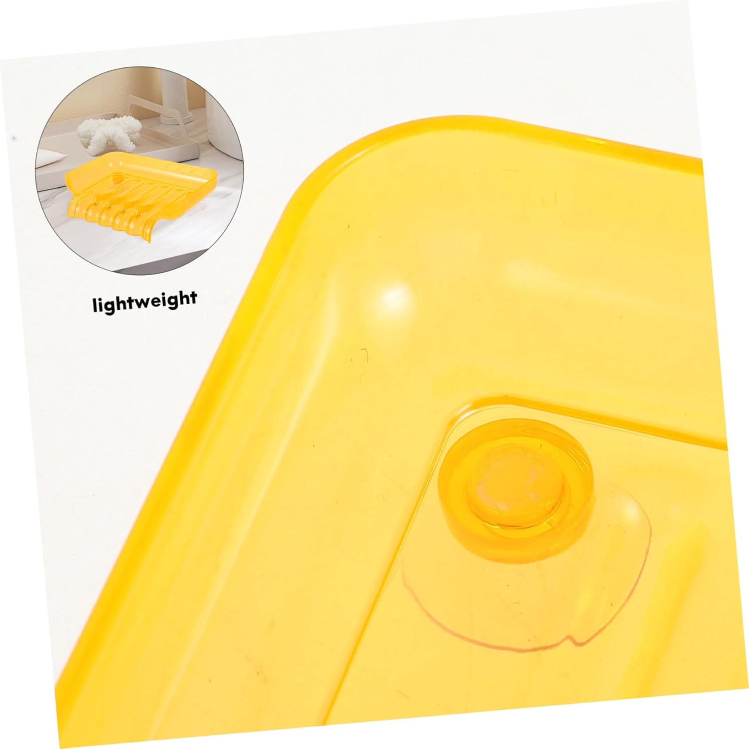 Bathroom Waterfall Soap Dish with Suction Cups 1