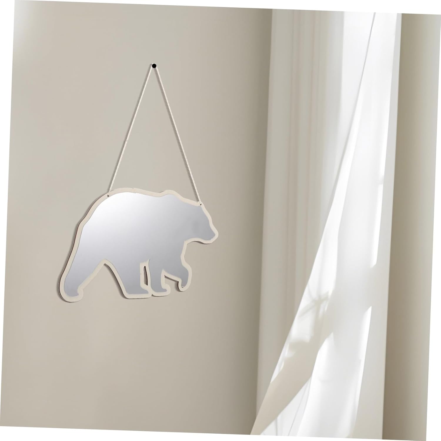 VINTORKY Cute Bear Makeup Mirror for Kids Room