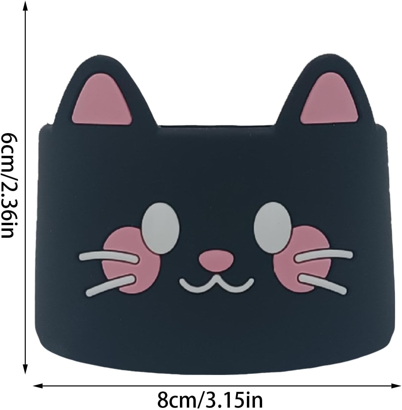 Silicone Coffee Cup Sleeves with Cute Animal Design