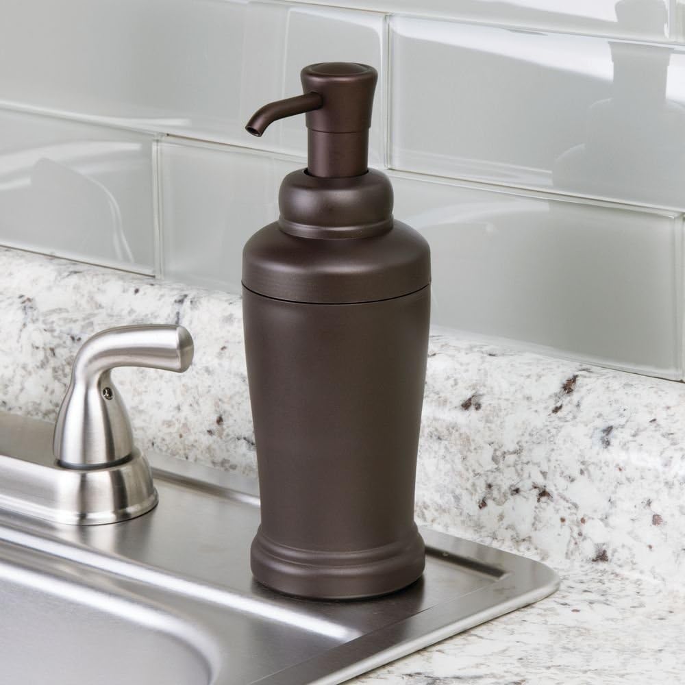 iDesign 93780 Bronze Liquid Soap Pump Dispenser