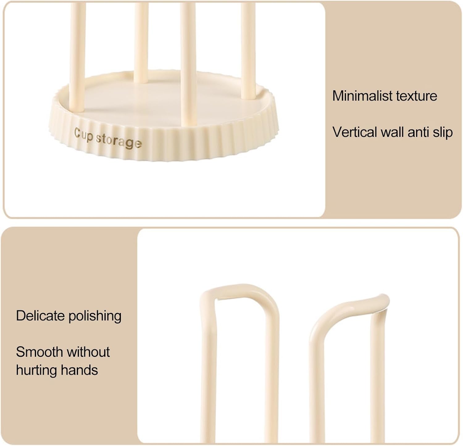 Inverted Cup Holder Paper Cup Dispenser for Kitchen and Bathroom