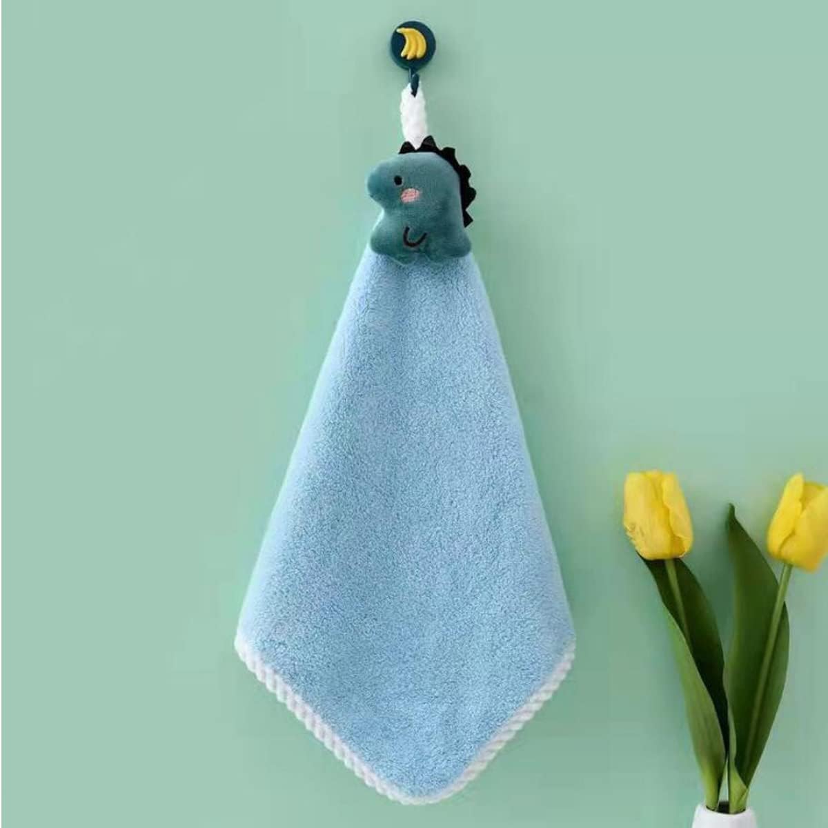 FZBNSRKO Kids Hand Towel 4 Pack Cartoon Design