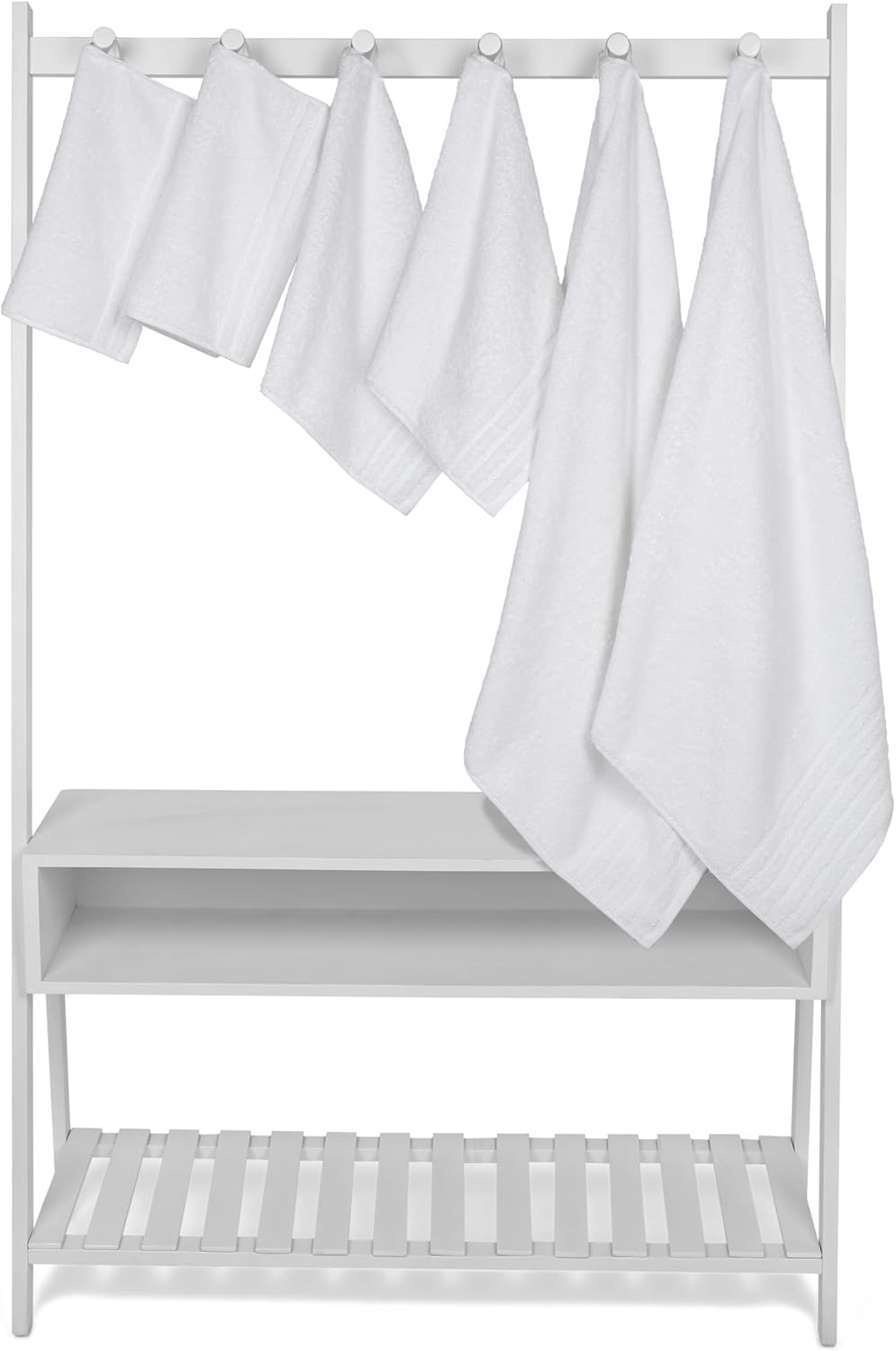 BW Luxe Home 6-Piece Turkish Cotton Towel Set