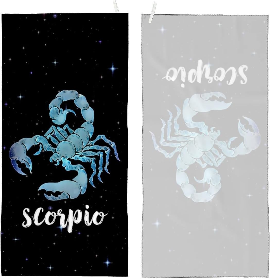 Scorpion Fluffy Oversized Beach Towel 32x64 Inch