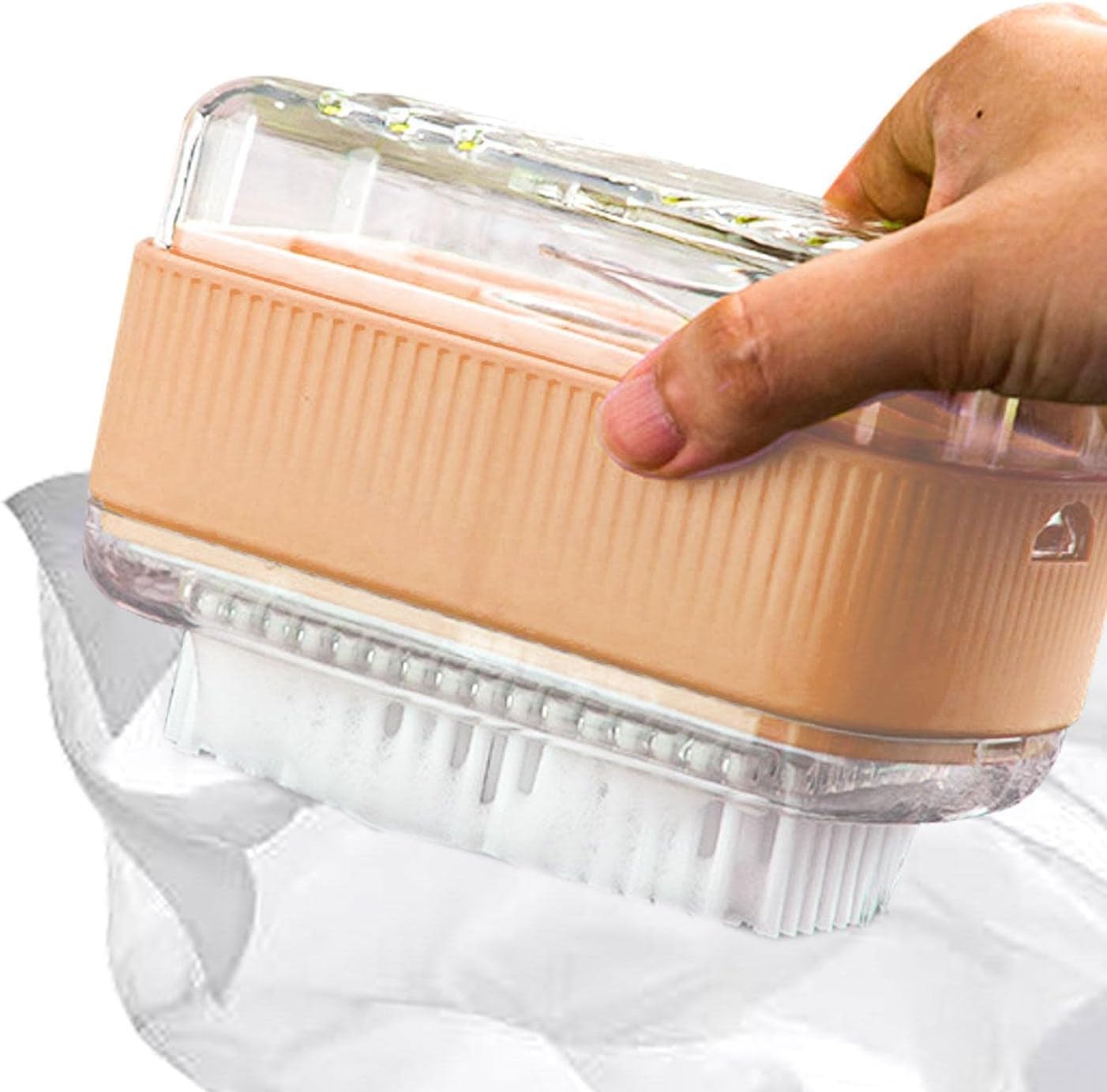 Hailana Soap Box with Rollers - Self Draining Bath Holder Orange