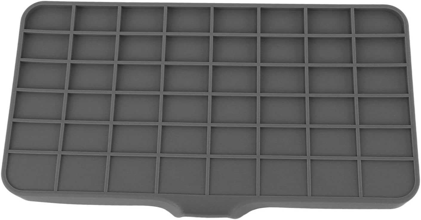 Beufee 3 Pack Silicone Soap Trays - Drainable Bath and Kitchen Holders