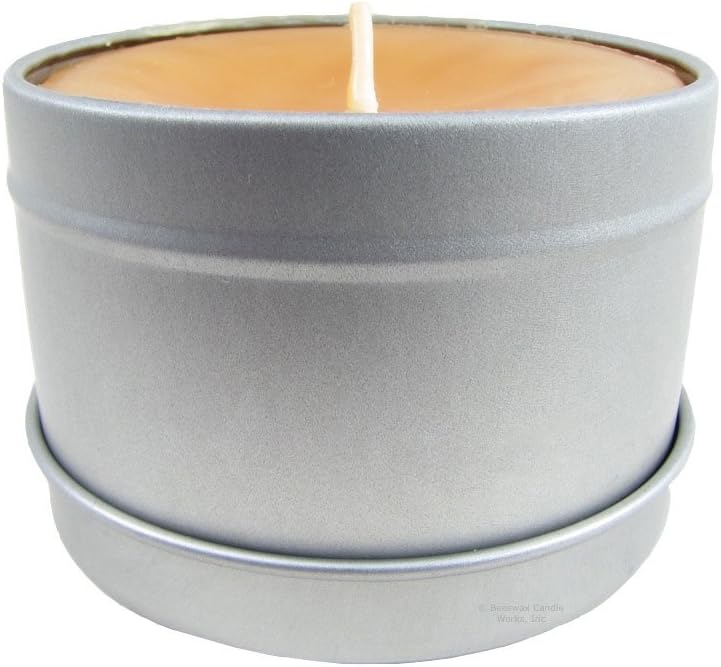 Beeswax Candle Works 4-Ounce Emergency Travel Tin Candle 1