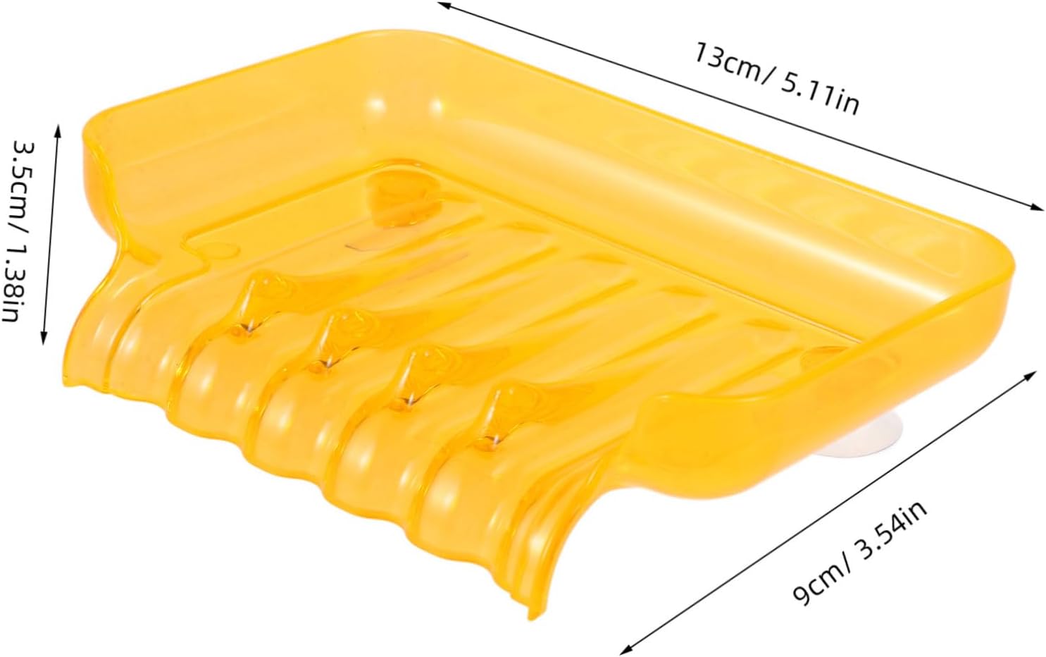 Bathroom Waterfall Soap Dish with Suction Cups 1