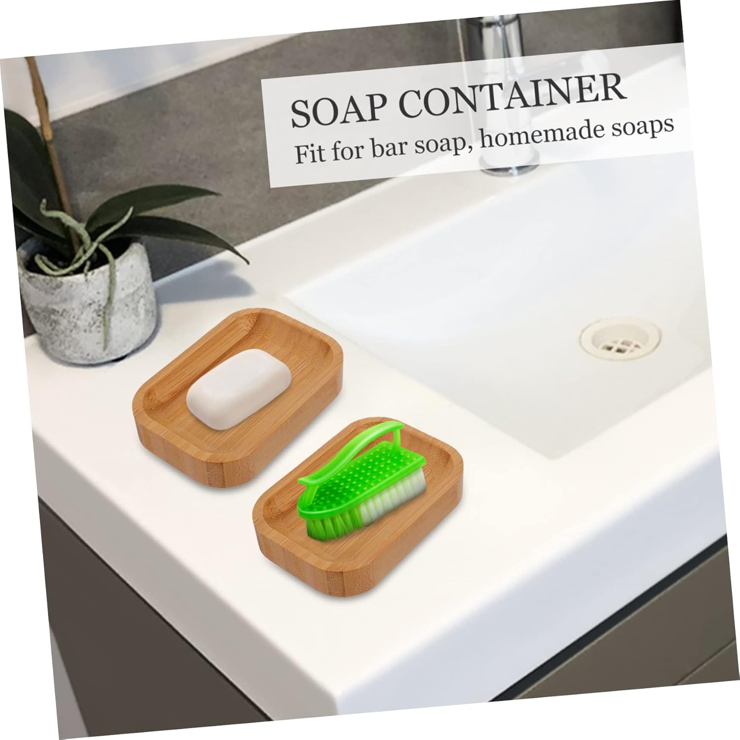 FOYTOKI 1Pc Soap Holder Tray Draining Dish for Bathroom