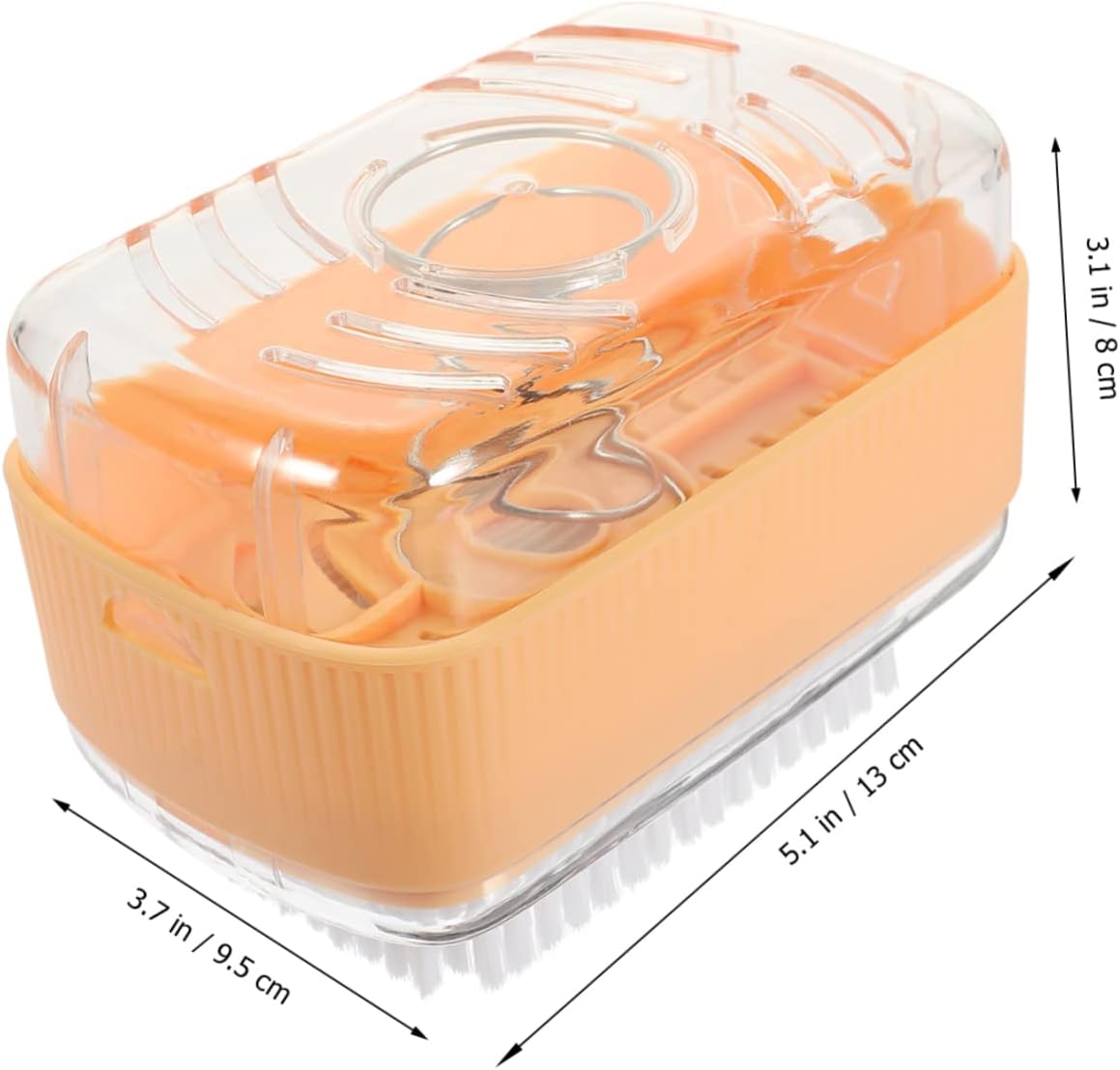 HOLIDYOYO Foaming Soap Dish with Roller Brush